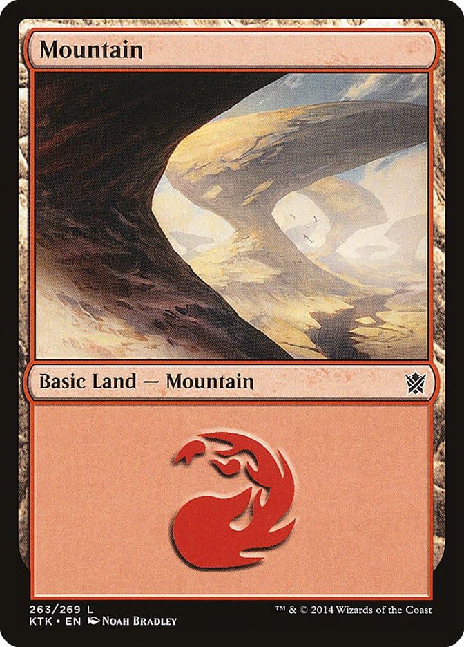 Mountain (263) [Khans of Tarkir] Magic: The Gathering