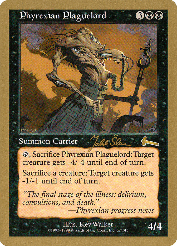 Phyrexian Plaguelord (Jakub Slemr) [World Championship Decks 1999] Magic: The Gathering
