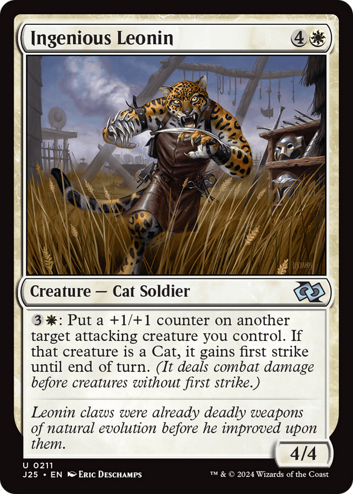 Ingenious Leonin [Foundations Jumpstart] Magic: The Gathering