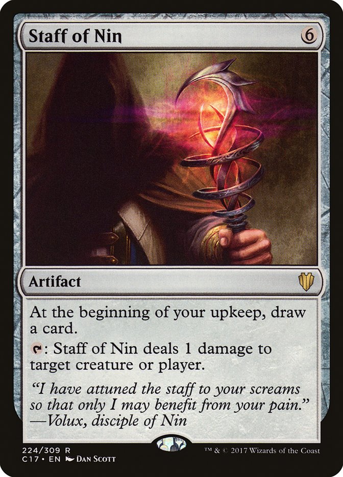 Staff of Nin [Commander 2017] Magic: The Gathering