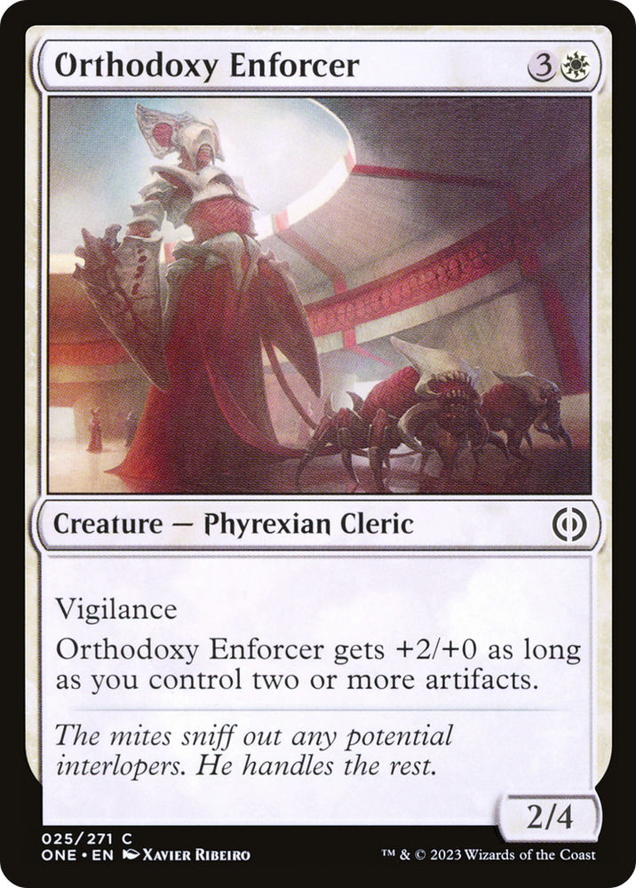 Orthodoxy Enforcer [Phyrexia: All Will Be One] Magic: The Gathering