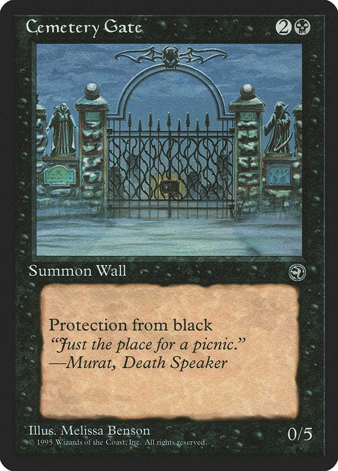 Cemetery Gate (Murat Flavor Text) [Homelands] Magic: The Gathering