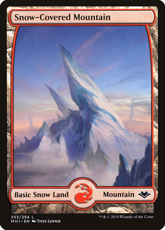 Snow-Covered Mountain [Modern Horizons] Magic: The Gathering