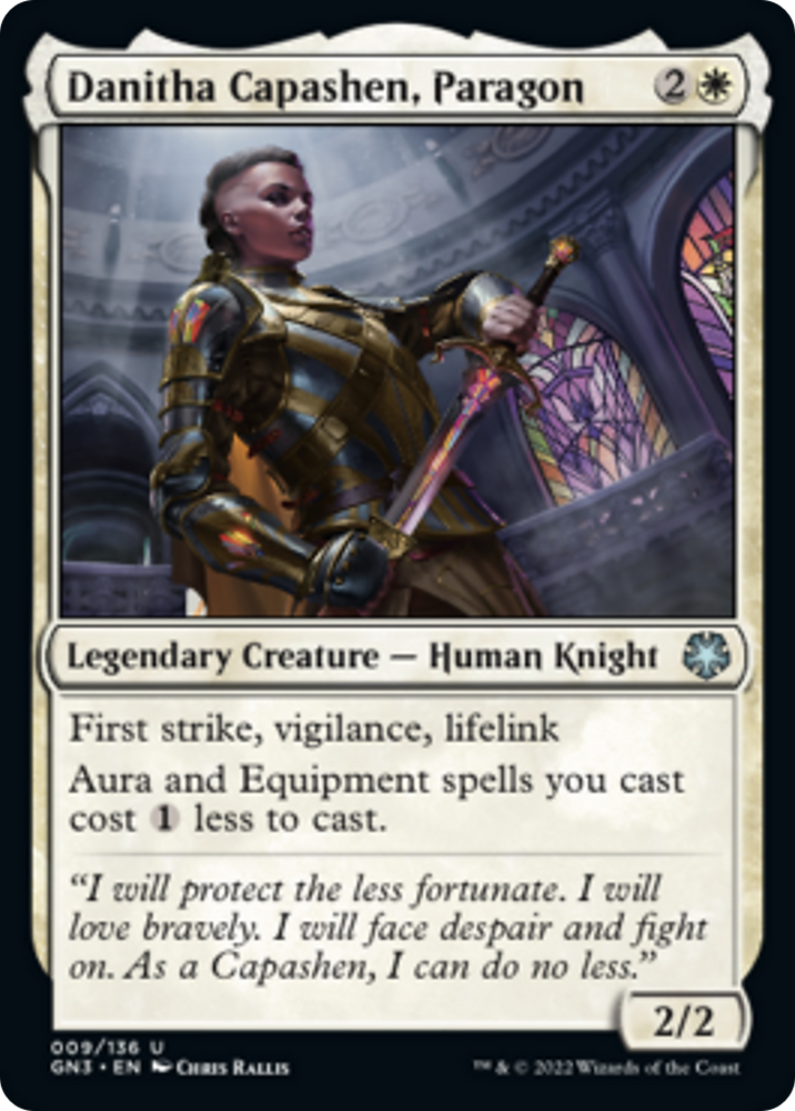 Danitha Capashen, Paragon [Game Night: Free-for-All] Magic: The Gathering