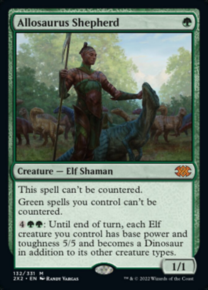 Allosaurus Shepherd [Double Masters 2022] Magic: The Gathering