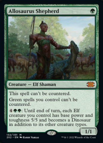 Allosaurus Shepherd [Double Masters 2022] Magic: The Gathering