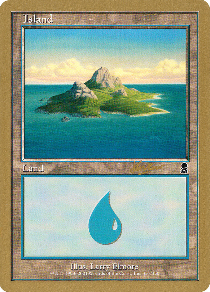 Island (shh337) (Sim Han How) [World Championship Decks 2002] Magic: The Gathering