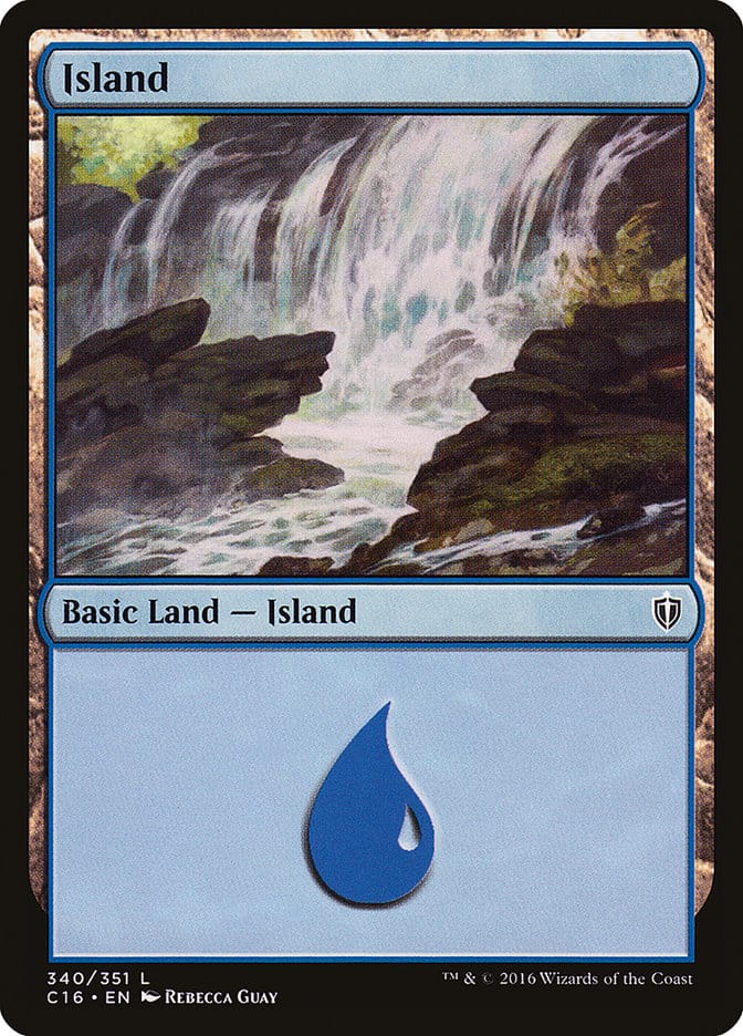 Island (340) [Commander 2016] Magic: The Gathering