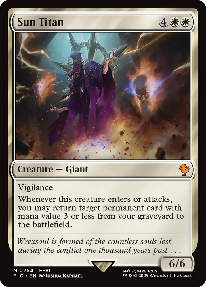 Sun Titan [FINAL FANTASY Commander] Magic: The Gathering