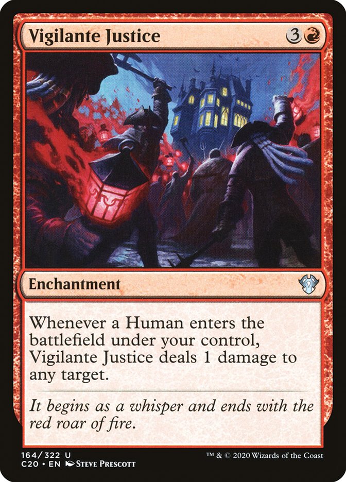 Vigilante Justice [Commander 2020] Magic: The Gathering