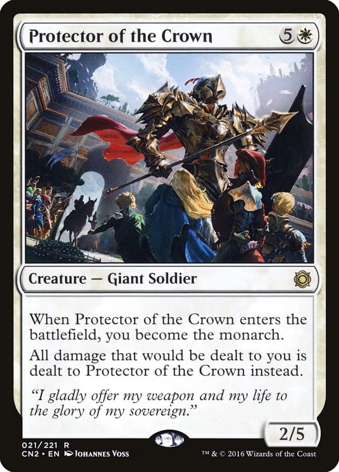 Protector of the Crown [Conspiracy: Take the Crown] Magic: The Gathering