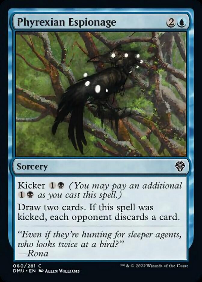 Phyrexian Espionage [Dominaria United] Magic: The Gathering