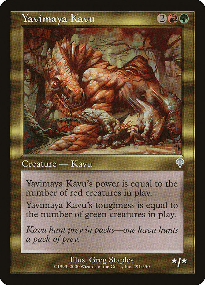 Yavimaya Kavu [Invasion] Magic: The Gathering