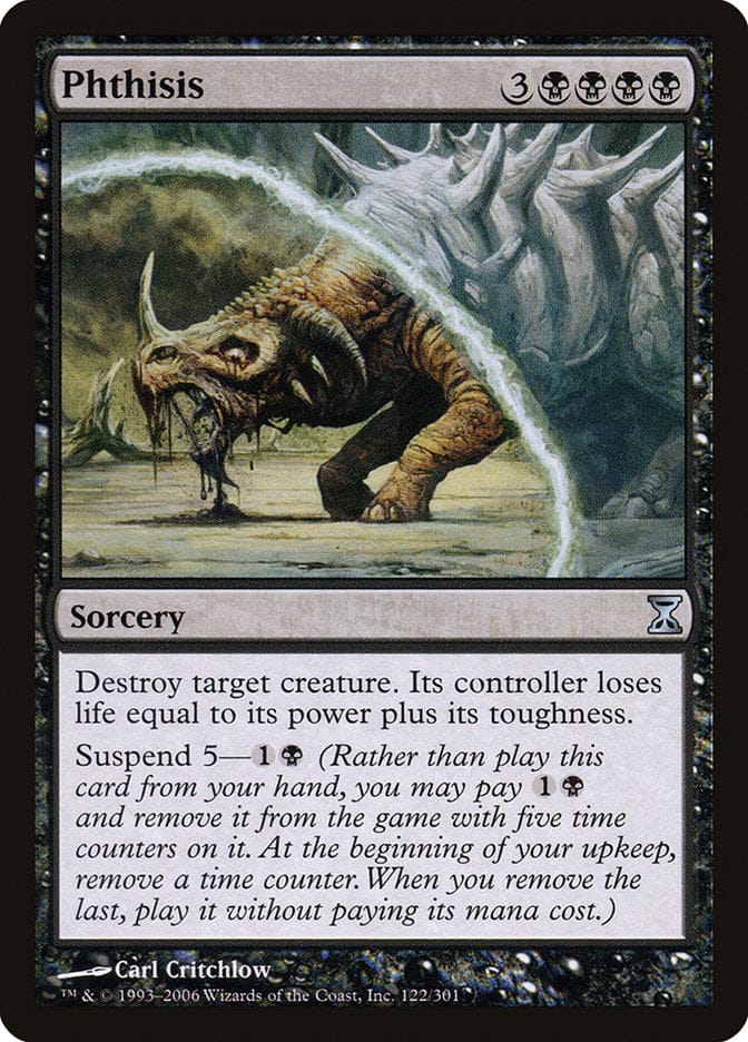 Phthisis [Time Spiral] Magic: The Gathering