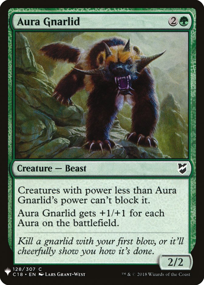 Aura Gnarlid [Mystery Booster] Magic: The Gathering