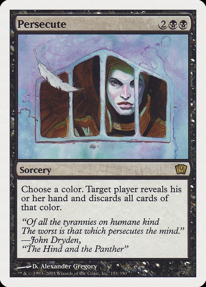 Persecute [Ninth Edition] Magic: The Gathering