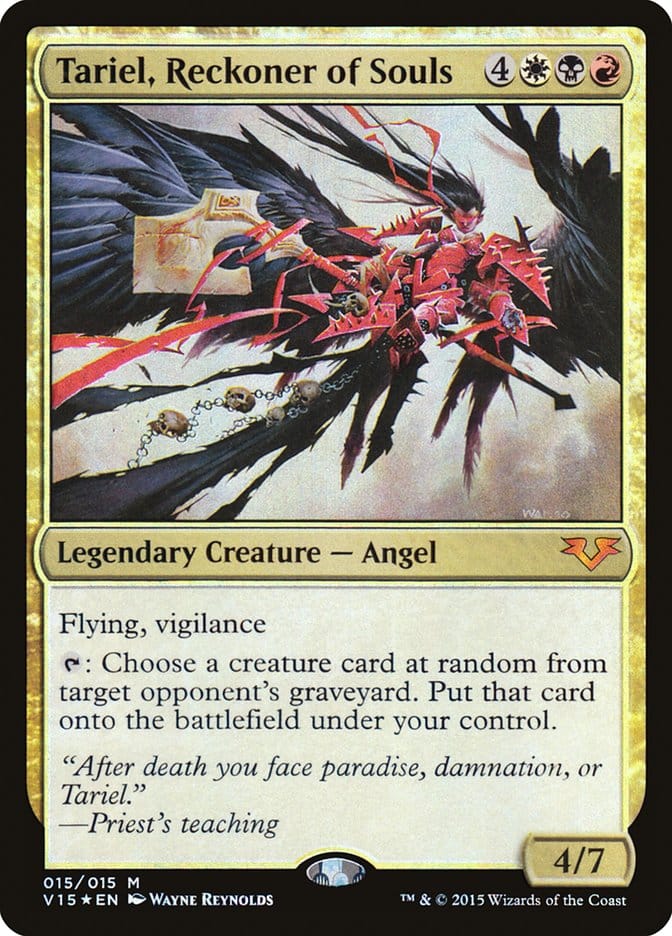 Tariel, Reckoner of Souls [From the Vault: Angels] Magic: The Gathering