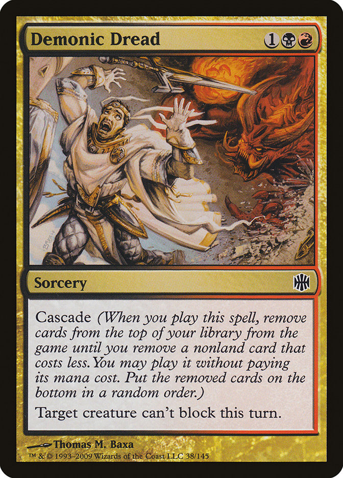 Demonic Dread [Alara Reborn] Magic: The Gathering