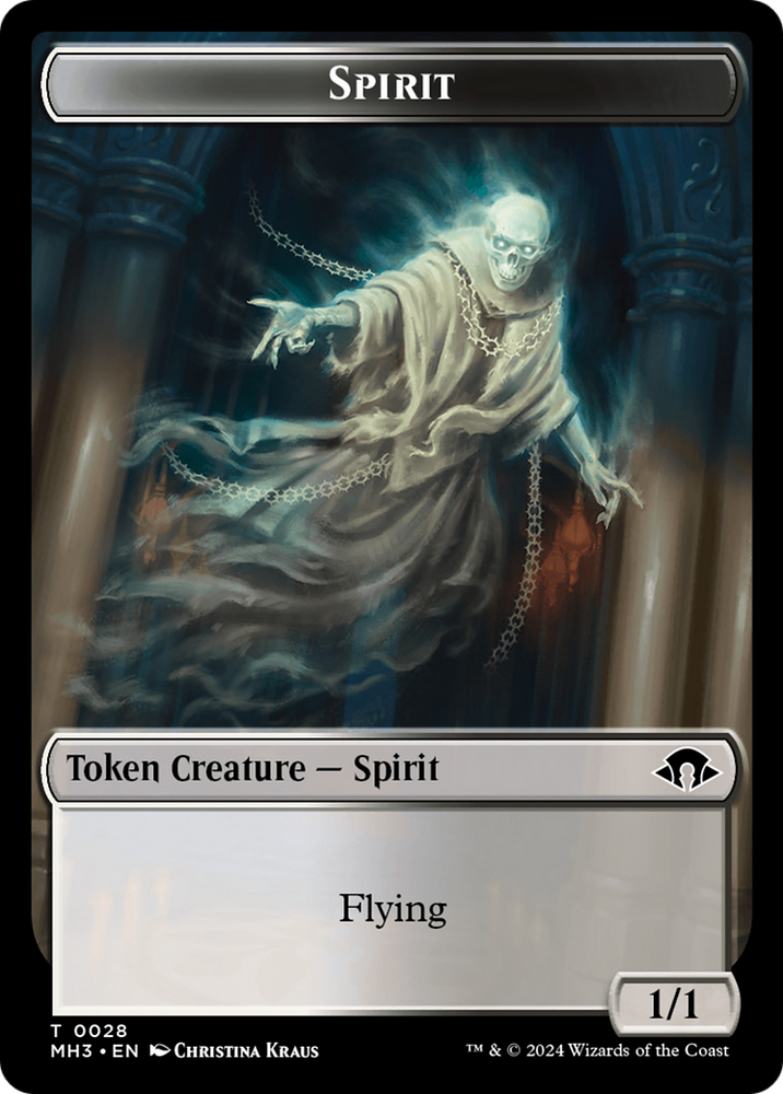 Spirit (0028) // Energy Reserve Double-Sided Token [Modern Horizons 3 Tokens] Magic: The Gathering