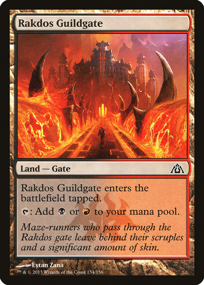 Rakdos Guildgate [Dragon's Maze] Magic: The Gathering