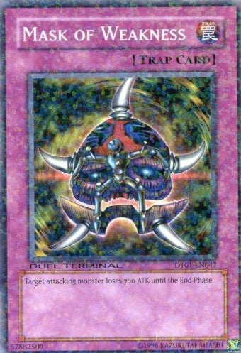 Mask of Weakness [DT01-EN047] Common Yu-Gi-Oh!