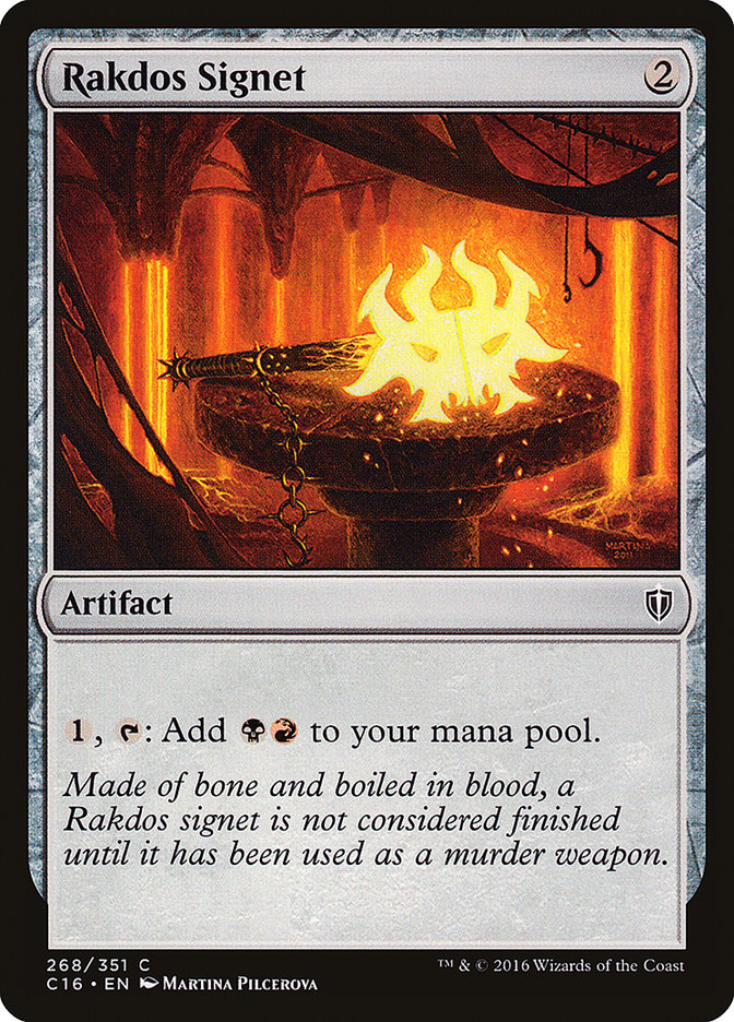 Rakdos Signet [Commander 2016] Magic: The Gathering