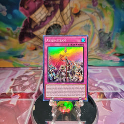 A Super Rare "Abyss-Steam" card from the Yugioh Set: Supreme Darkness (SUDA).
