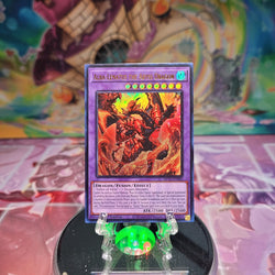 An Ultra Rare "Alba-Lenatus the Abyss Dragon" card from the Yugioh Set: 25th Anniversary Tin: Dueling Heroes Mega-Tin Mega Pack. 