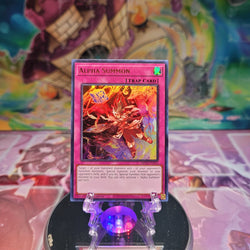 An Ultra Rare "Alpha Summon" card from the Yugioh Set: 25th Anniversary Tin: Dueling Mirrors.