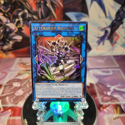  An Ultra Rare "Altergeist Adminia" card from the Yugioh Set: Duelist Nexus.