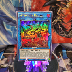 An Ultra Rare "Altergeist Hexstia" card from the Yugioh Set: Battles of Legend: Relentless Revenge.