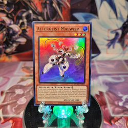  A Super Rare "Altergeist Malwisp" card from the Yugioh Set: Duelist Nexus.