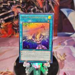 An Ultra Rare "Arms Regeneration" card from the Yugioh Set: Battles of Legend: Monstrous Revenge.