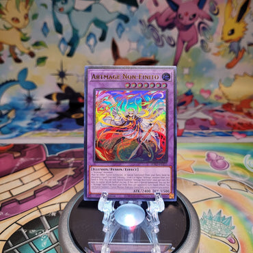 An Ultra Rare "Artmage Non-Finito" card from the Yugioh Set: Burst Protocol (BPRO).