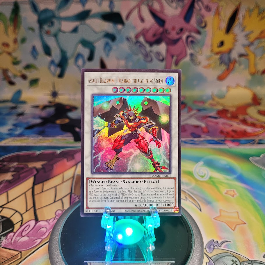 Assault Blackwing - Kusanagi the Gathering Storm [MAMO-EN026] Ultra Rare - Yugioh Cards For Your TCG Needs!