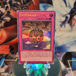 An Ultra Rare "Battlewasp - Nest" card from the Yugioh Set: Battles of Legend: Hero's Revenge.