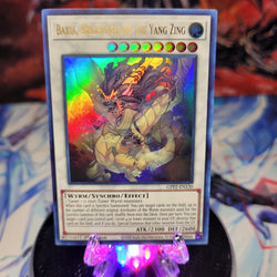 An Ultra Rare "Baxia, Brightness of the Yang Zing" card from the Yugioh Set: Ghosts From the Past: The 2nd Haunting (GFP2).