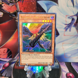 An Ultra Rare "Blackwing - Bora the Spear" card from the Yugioh Set: Battles of Legend: Crystal Revenge.