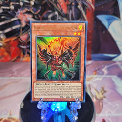 An Ultra Rare "Blackwing - Sharnga the Waning Moon" card from the Yugioh Set: Battles of Legend: Monstrous Revenge (BLMR).