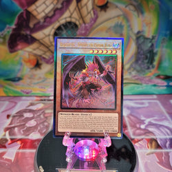 A Prismatic Ultimate Rare "Blackwing - Simoon the Poison Wind" card from the Yugioh Set: Rarity Collection 1 (RA01).