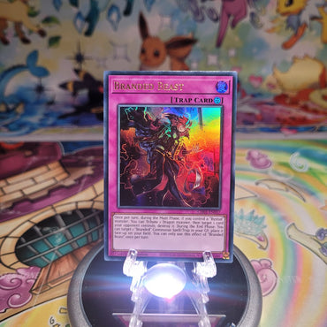 An Ultra Rare "Branded Beast" card from the Yugioh Structure Deck: The Fallen & The Virtuous (CH01).