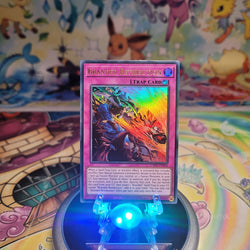 An Ultra Rare "Branded Retribution" card from the Yugioh Structure Deck: The Fallen & The Virtuous (CH01).