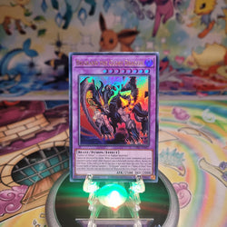 An Ultra Rare "Brigrand the Glory Dragon" card from the Yugioh Structure Deck: The Fallen & The Virtuous (CH01).