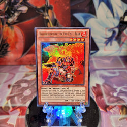 An Ultra Rare "Brotherhood of the Fire Fist - Bear" card from the Yugioh Set: Cosmo Blazer (CBLZ).