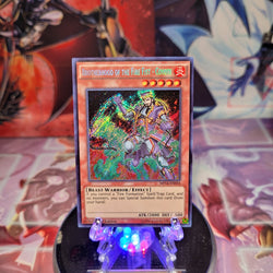 A Secret Rare "Brotherhood of the Fire Fist - Coyote" card from the Yugioh 2014 Mega-Tin Mega Pack (MP14).