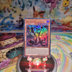 An Ultra Rare "Bystial Magnamhut" card from the Yugioh Structure Deck: The Fallen & The Virtuous (CH01).