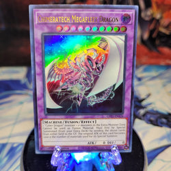  An Ultra Rare "Chimeratech Megafleet Dragon" card from the Yugioh Set: Ghosts From the Past: The 2nd Haunting (GFP2).