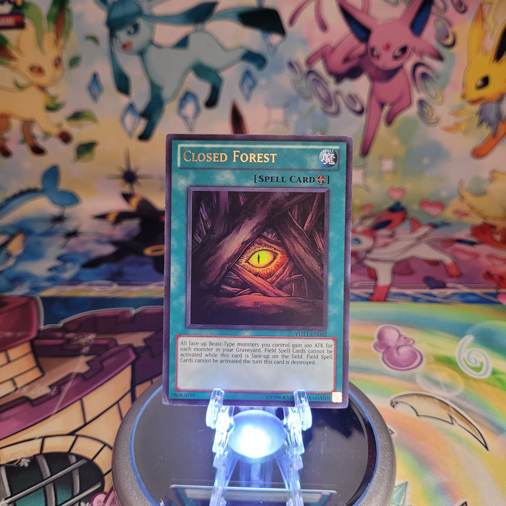 An Ultra Rare "Closed Forest" Yugioh 5D's Duel Transer Promo Card