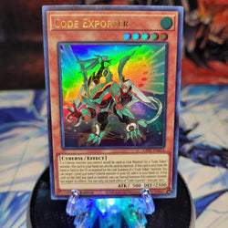  An Ultra Rare "Code Exporter" card from the Yugioh Set: Ghosts From the Past: The 2nd Haunting (GFP2).