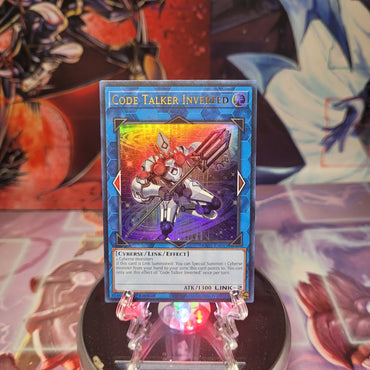 An Ultra Rare "Code Talker Inverted" card from the Yugioh Set: Rarity Collection 1 